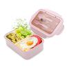 Коробка для обеда с подогревом в микроволновой печи, прямоугольная коробка для хранения студенческого обеда