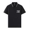 190 GSM Cotton Polo Customized Pattern Print Men's Polo Shirts