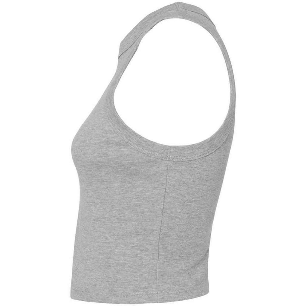 Bella + Canvas Womens/Ladies Heather Micro-Rib Racer Tank Top