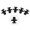 uxcell Rivet Clip Fastener Nylon for Auto Truck 8mm Door Panel Black Compatible with Honda 15pcs