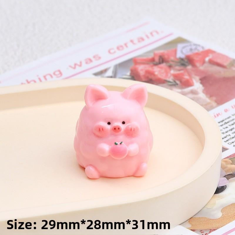 3D Pig Food Play Cream Glue Смола Украшения Брелок для DIY Ювелирные Изделия