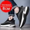 Летние мужские кроссовки 8 см, увеличивающие рост, скрытая обувь для мужчин, 6 см, повседневная спортивная обувь, увеличивающая рост, теннисные туфли для мужчин