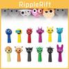 Очаровательный набор из 12 разноцветных фигурок Rhythm Box Hand (3-3,5 дюйма) из ПВХ, украшения для торта