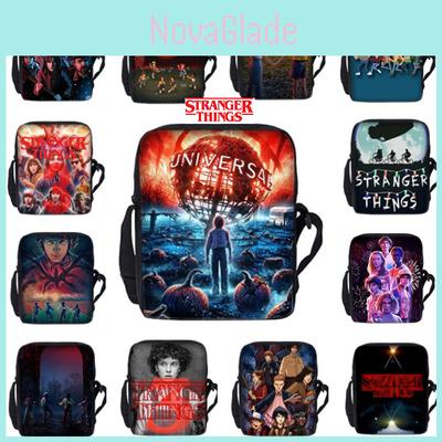 Стильная сумка для ланча Stranger Things, сумка через плечо для школы