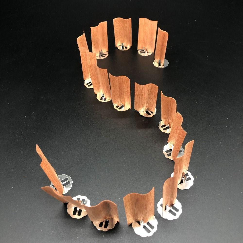 Candle Making With Base Handmade Large Flame Candle Cores Candle Accessory Candle Wicks Wood Chip