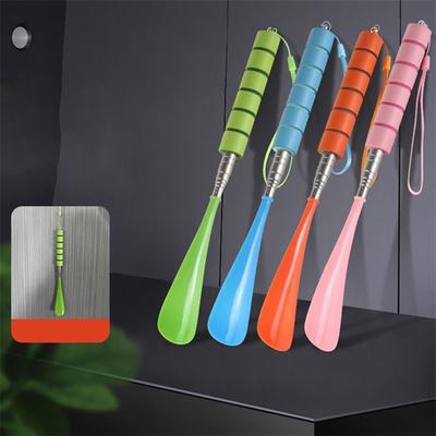 Телескопический съемник для обуви из нержавеющей стали с регулируемой удлиненной ручкой для путешествий. Ложки для обуви. Товары для дома. Бытовые товары повседневного спроса.