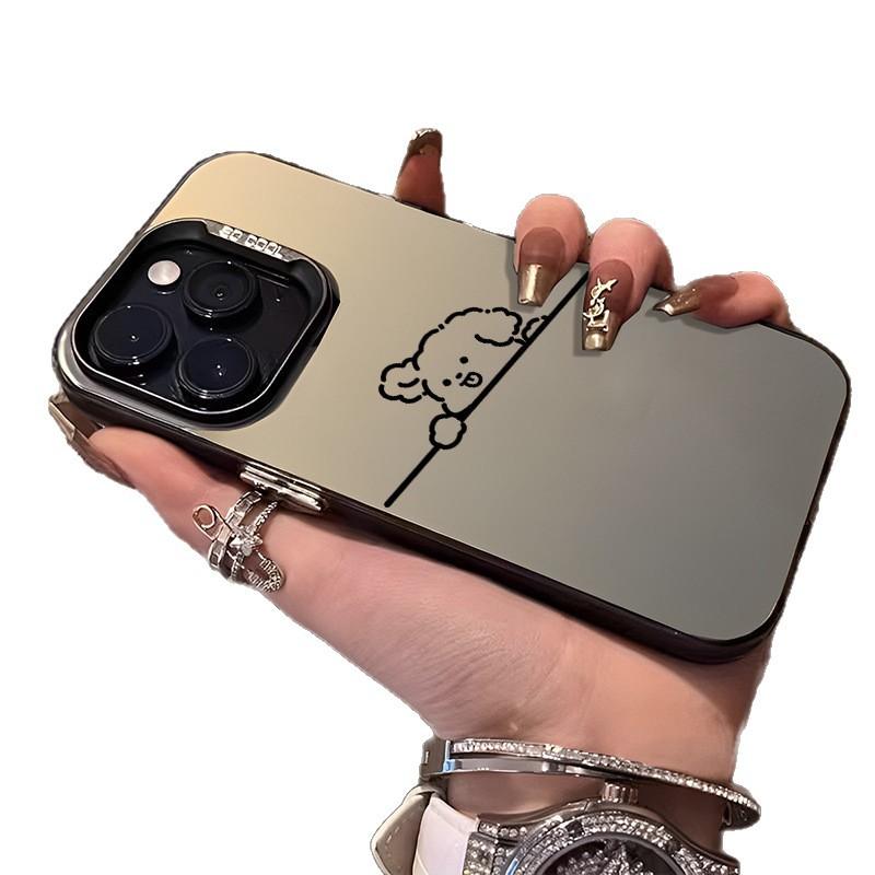 Подъем ноги щенок отпечатков пальцев для Apple 17/16pro милый 15/14iPho ne11 чехол для мобильного телефона xsmax
