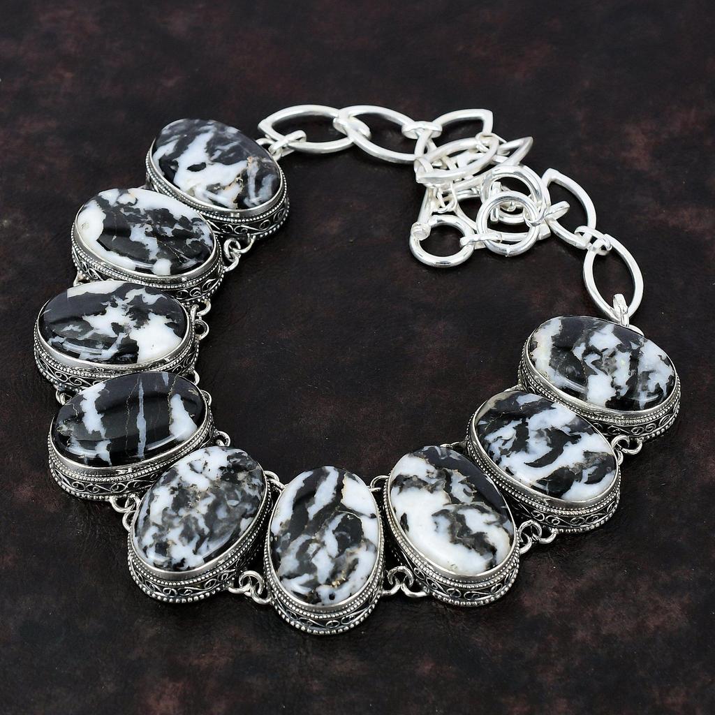 Ожерелье из бирюзы белого буйвола, винтажное ожерелье из драгоценных камней, ожерелье из стерлингового серебра 925 пробы, регулируемое ожерелье-цепочка, ювелирные изделия ручной работы для подарка