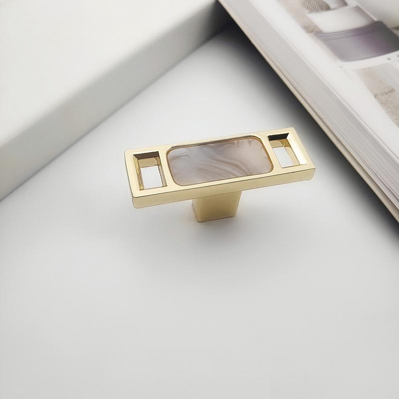 Дверные ручки и ручки из цинкового сплава для корпуса шкафа, элегантные ручки для мебели из смолы, ручки для ящиков кухонных шкафов, рычаги для внутренней отделки