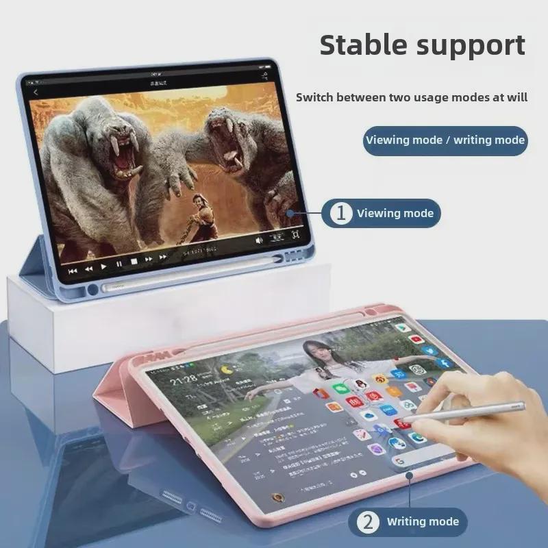 Защитный чехол для iPad со слотом для стилуса - Совместим с iPad 10,9''/11''/12,9'' и Air 4/5 - Кожаная обложка
