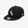 Бейсболка New Era Chicago White Sox с длинным козырьком, без жесткой конструкции, черная, артикул 14881513
