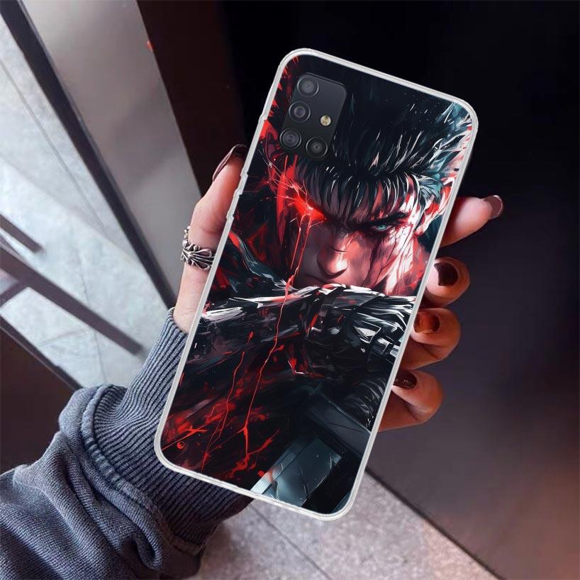 G-Guts B-Berserks Anime Phone Case For Samsung Galaxy A12 A52S A42 A32 A22 A51 A50 Note 20 Ultra 10 S10 Plus A71 A70 A31 A30 A10