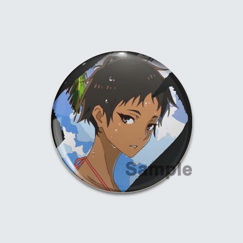 32/44/58mm Great Pretender Pin Round Cartoon Funny Snap-in Brooches for Backpack Cothes Accessories Anime Collection Badge Hat Decoration