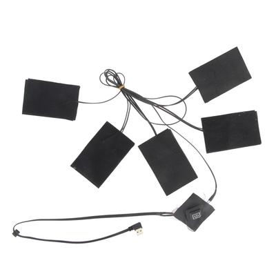 Электрические грелки для одежды, регулируемые нагреваемые листы из волокна для обогрева одежды