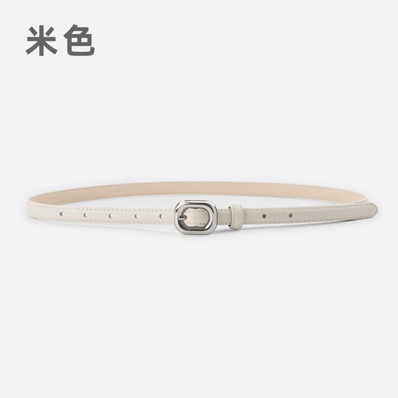 Четыре сезона в наличии новый кожаный женский тонкий ремень кожаный универсальный модный женский простой джинсовый женский ремень