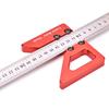 Углы Линейка Деревообработка Инструмент Разметка Чертеж Измерение Высокоточные Алюминиевый Сплав Центр Разметчик Измеритель Промышленный
