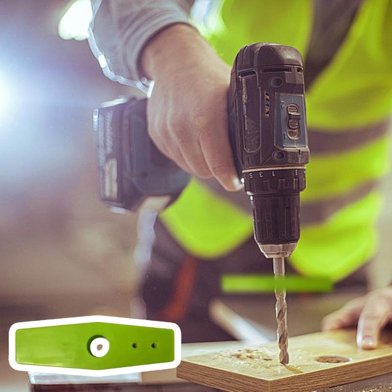 Портативный инструмент для позиционирования отверстий с LED-подсветкой, не блокирующий обзор, дырокол для сверла для сборки домашней мебели