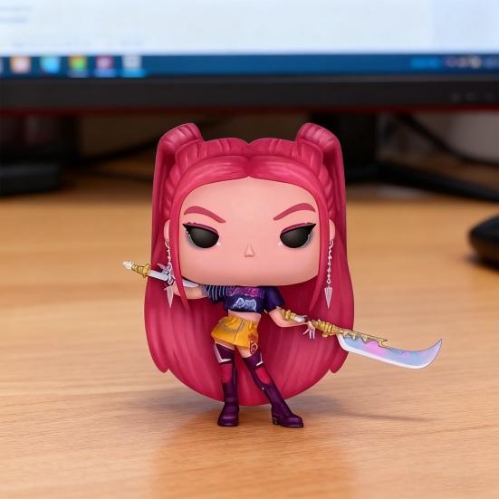 Girl Troupe Figurine Resin Cartoon Singer Ornament Korean Pop Music Idol Decoration Collectible Gift