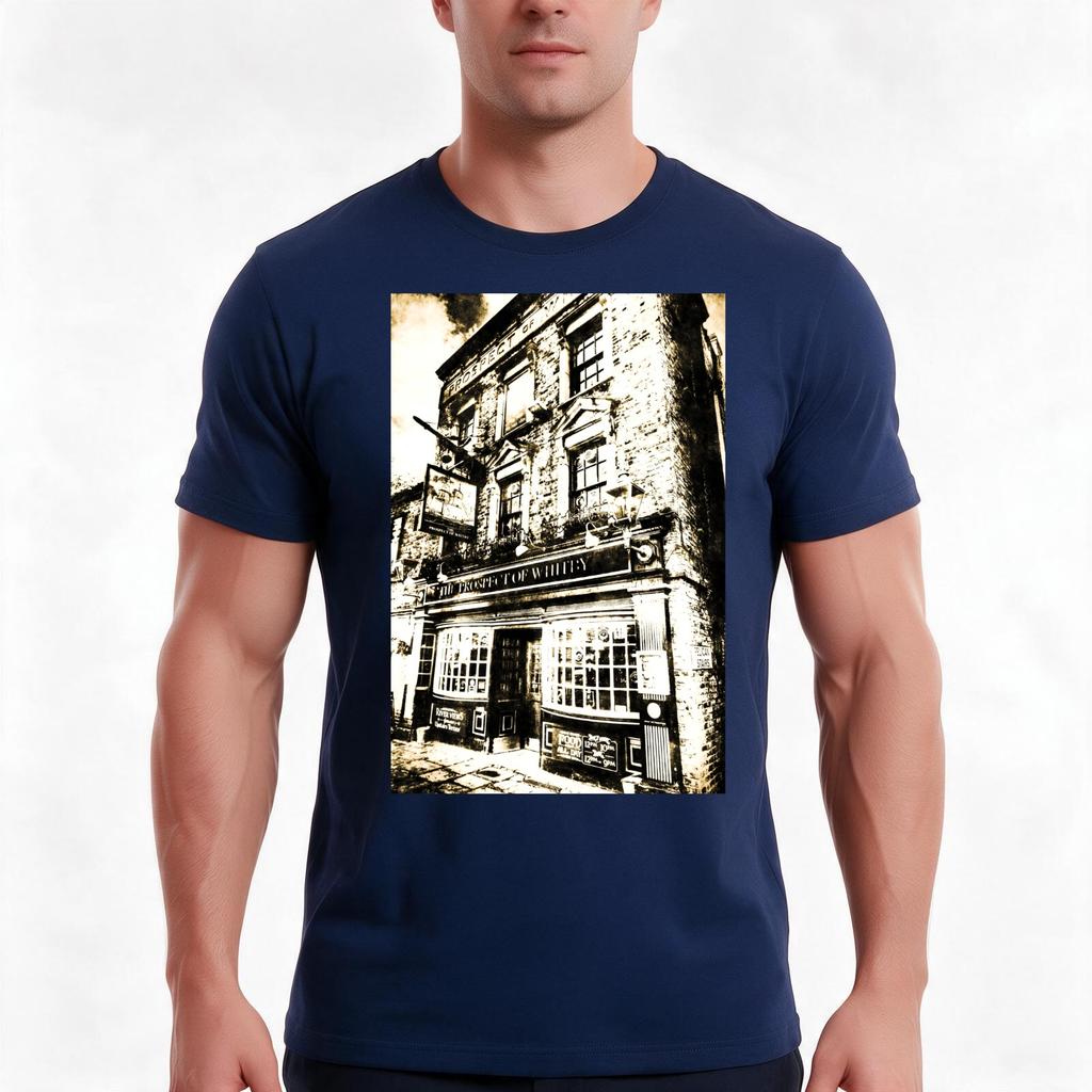 The Prospect Of Whitby Pub London Vintage TShirt Summer Casual Cotton Tee Oversized Streetwear Tops Vintage Graphic Print