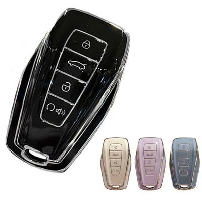Мягкий чехол для ключа из ТПУ для Geely/Coolray 2019-2020/Atlas/Boyue NL3/Emgrand X7 EX7 SUV GT GC9/Borui Car Key Case Автомобильные аксессуары