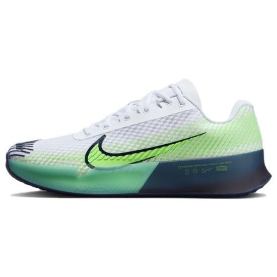 Nike Court Air Zoom Vapor 11 HC Белый Зеленый Удар Темно-синий - DR6966-103