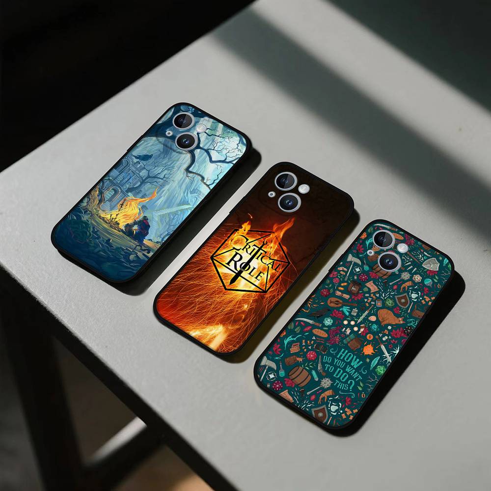 Чехол для телефона D-dungeons D-dragons D-DNDs Черный, Подходит для IPhone 17,16,15,11,13,14 Pro Max,Plus,X,Xr,Xs Max,13Mini