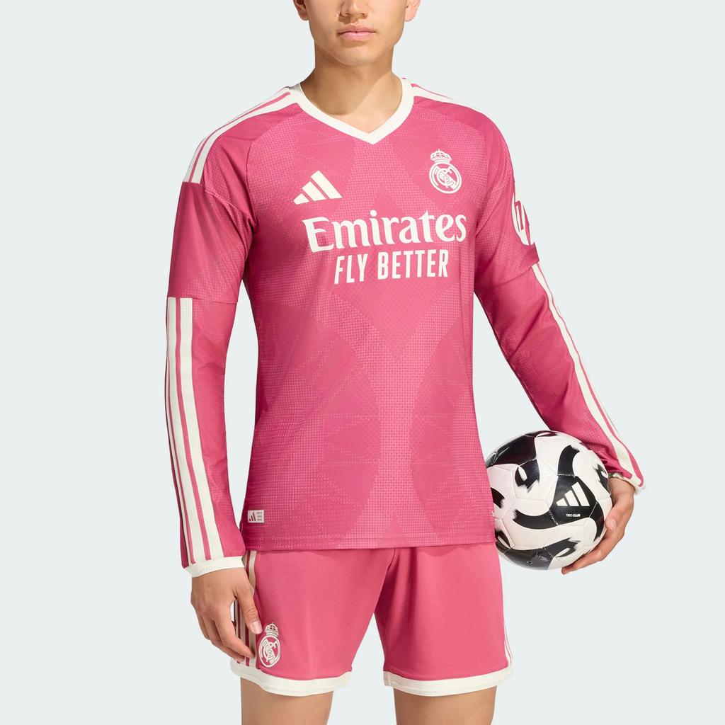 Adidas Real Madrid Soccer Jerseys Men's Bright Pink V-neck