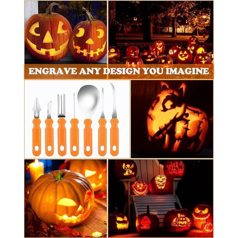 Инструмент для вырезания тыквы на Хэллоуин нож из нержавеющей стали набор инструментов для карвинга фруктовой тарелки