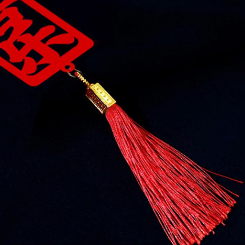 1PC/ Hanging Tassels Ornaments Spring Festival Pendants Home Decor 2024 New Year Red