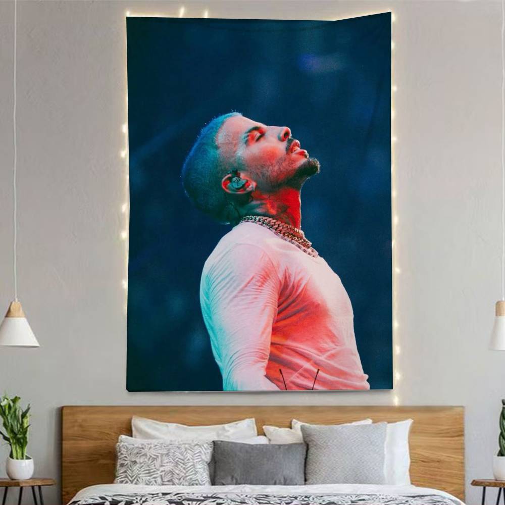 Singer Rauw Alejandro Flags Wall Hanging Background Art Banner For Bedroom Home Outdoor Decor
