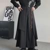 Men's Spring & Autumn Chinese-Style Wide-Leg Skirt Pants with Yamamoto Yohji Kendo Samurai Influence