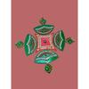 @ Индийская традиционная Дия Ранголи Многоцветный Дизайнерский Для Дома 55г E277 Zr-3047-60%Скидка