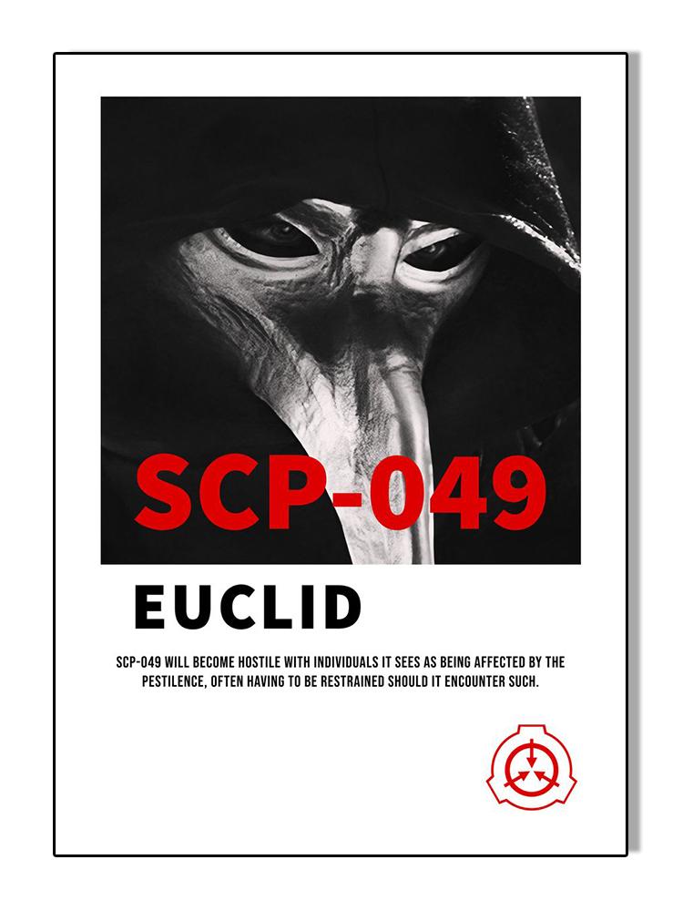 Винтажный SCP Foundation 035 049 096 сверхъестественные постеры с аномальными явлениями, холст, картина, настенная живопись для гостиной, домашний декор
