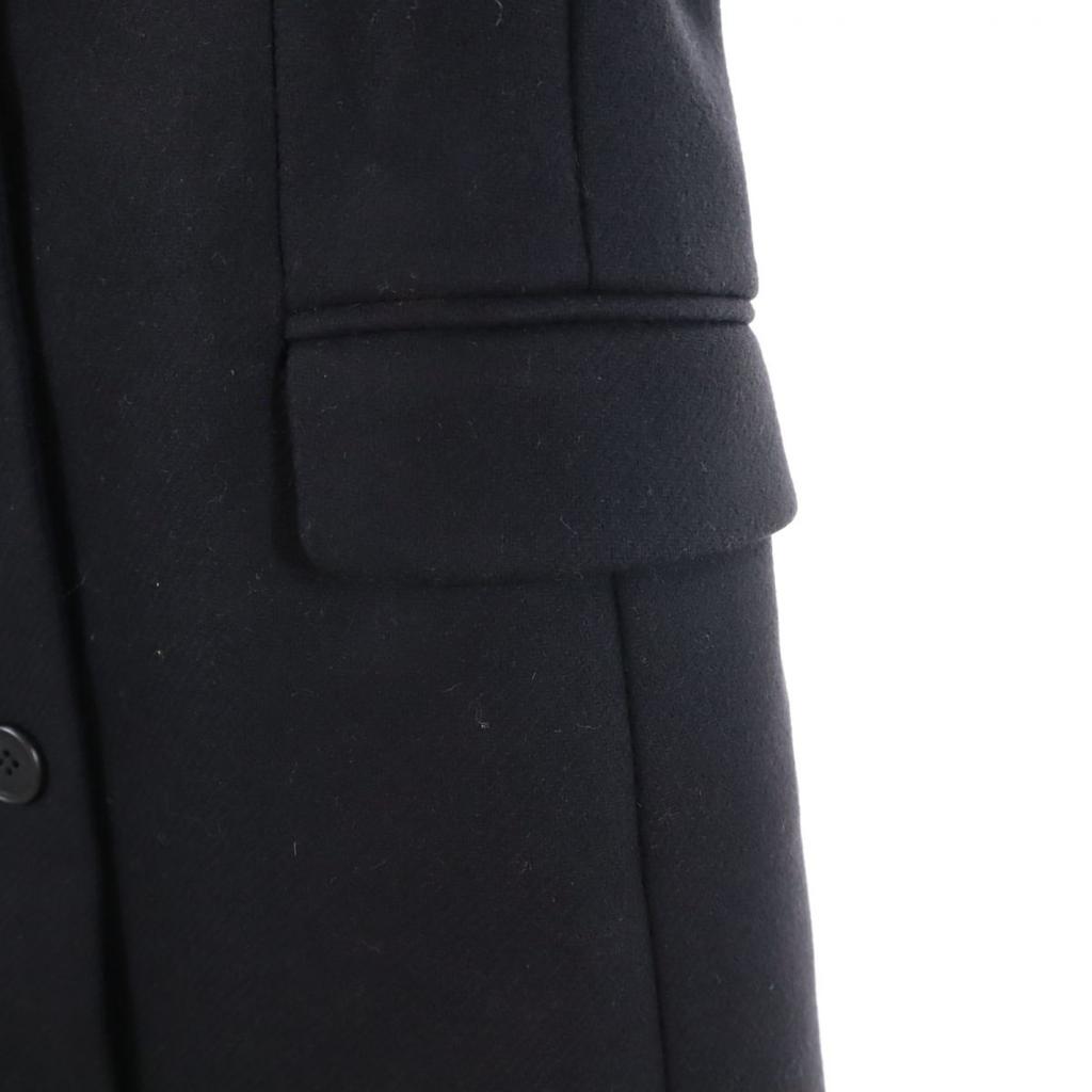 Theory Long Sleeve Wool Coat P Black Series Women Used