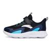 Kids Shock Absorbing Low Top Running Shoes Kids Sneaker Black Blue A312345568J-4