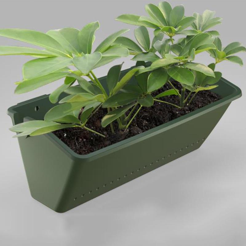 Сад Открытый Стена Растения Цветочный Горшок Контейнер Настенный Висит Вертикальный Зеленый