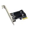 PCIe PCI Express To 6Gbps SATA 3.0 2-Port SATA III Expansion Card Board Adapter