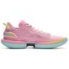 Li Ning Нескользящие и дышащие низкие мужские баскетбольные кроссовки Phoenix Pink ABFU013-2