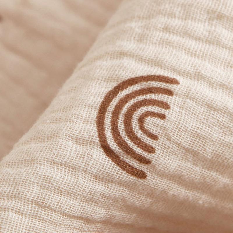 Soft & Absorbent Cotton Baby Drool Bibs 4 Layers Newborn Bibs Rabbit Lemon Pattern Baby Burp Cloth Suitable for Newborns