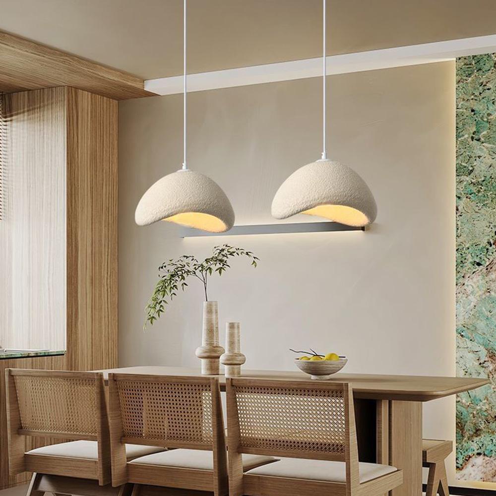 Creamy Tone Hanging Pendant Light  for Showrooms Restaurants Villas Living Rooms Dining Areas