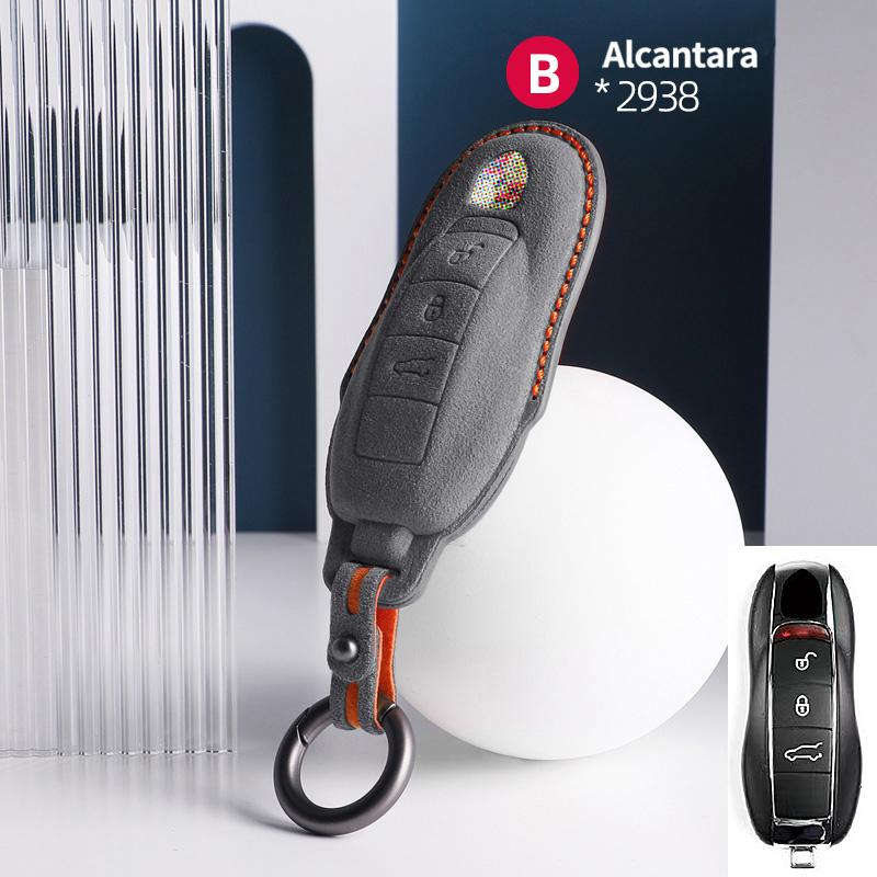 Внутренние молдинги для Porsche Panamera Spyder Carrera Macan Cayman Cayenne 911 970 981 991 Чехол-защита для ключа автомобиля Аксессуары K