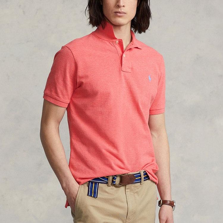 Polo Ralph Lauren SS22 Polo Shirt Men's Pink MNPOKNI1N821-587