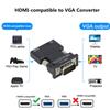 Hdmi Female To Vga Male Converter With Audio 3 5mm Suitable Projectors High Definition Computer Monitors Set Top Box Connectors