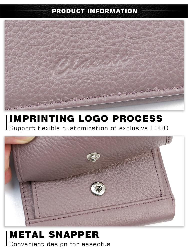 Женский кошелек и монетница из натуральной кожи