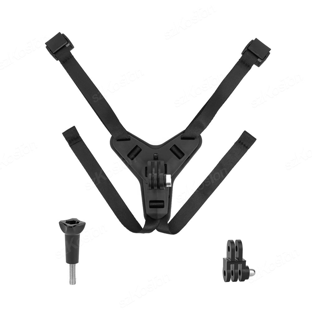 Крепление на подбородочный ремень для мотоциклетного шлема для GoPro Hero 12 11 10 9 8 Insta 360 X3 GO 3 Xiaomi Yi SJCAM DJI Action 3 4 Аксессуары