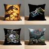 J-JurassicES Динозавры Наволочка Для Подушки 30x30см 40x40см 45x45см 50x50см 55x55см Квадратная Наволочка Для Диванной Подушки