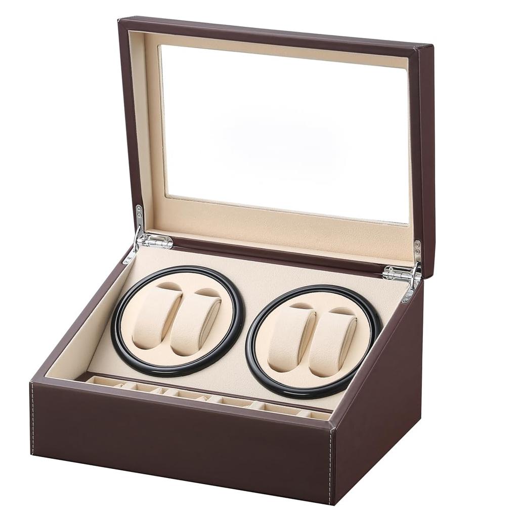 Eunomia Automatic Watch Winder Made in Japan 2023 Holds 4 Watches Luxury