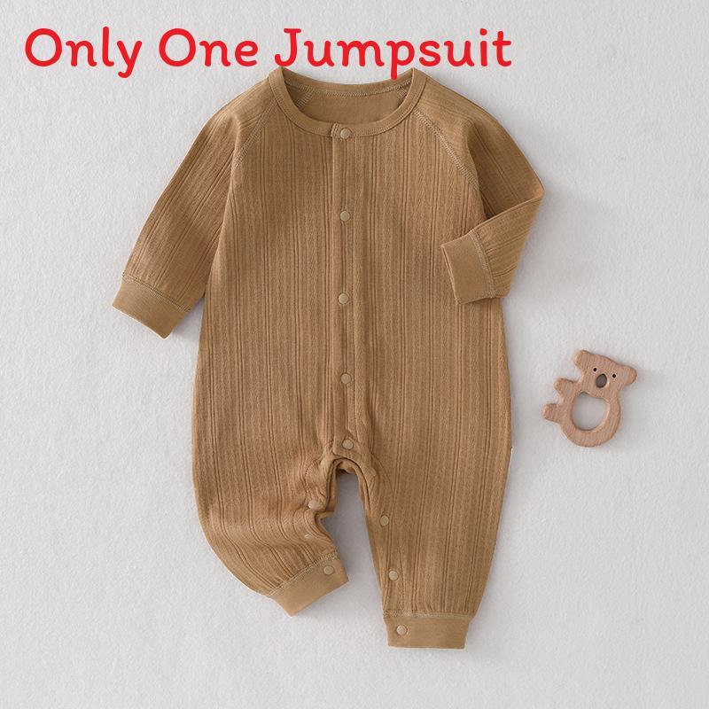 Newborn Cotton Knit Romper With Detachable Hood For Baby Boys And Girls