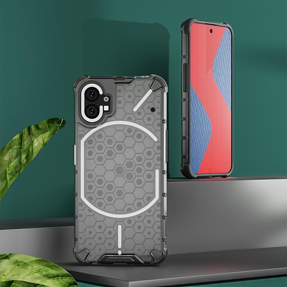 Shockproof For Keysion Case Armor Nothing Phone One 1 Soft Siliconepc Transparent Honeycomb Phone Back Cover For Nothing Phone1
