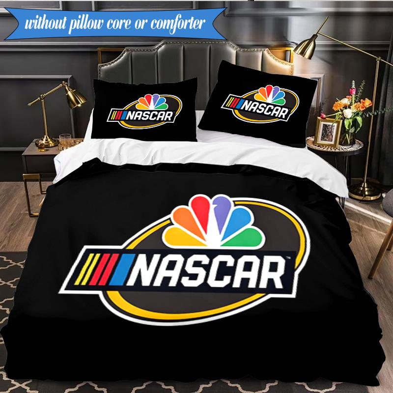 3PCS ESPN Printed Bedding Set For Bedroom dormitory, Includes 1 Duvet Cover & 2 Pillowcases for All Seasons Home Decor Fan gifts